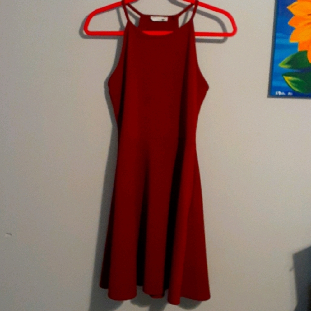 Red dress